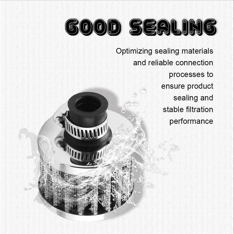 HAOBO 12mm Air Filter Intake Filter Breather  Small Engine Air Filter  Mini Universal Motor Cone Cold Clean Air Intake Filter Turbo Vent Breather  Car Accessories Car Filter Cover for Car Motorcycle - Image 3